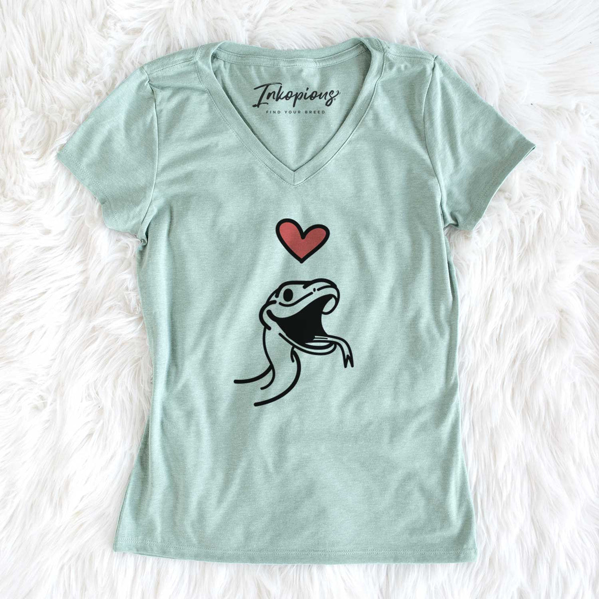 Love Always Snake - Spike - Women&#39;s V-neck Shirt