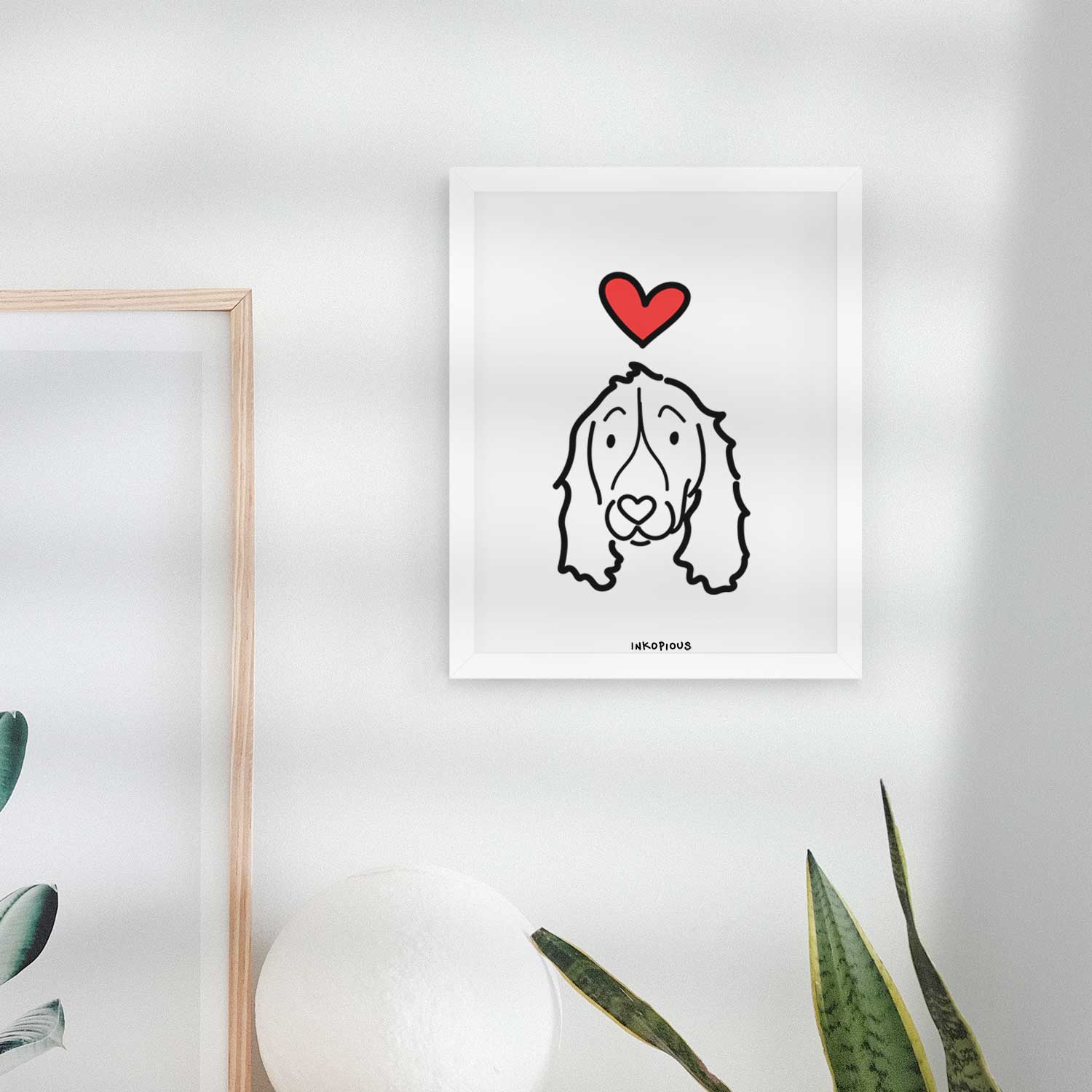 Love Always English Springer Spaniel Art Print