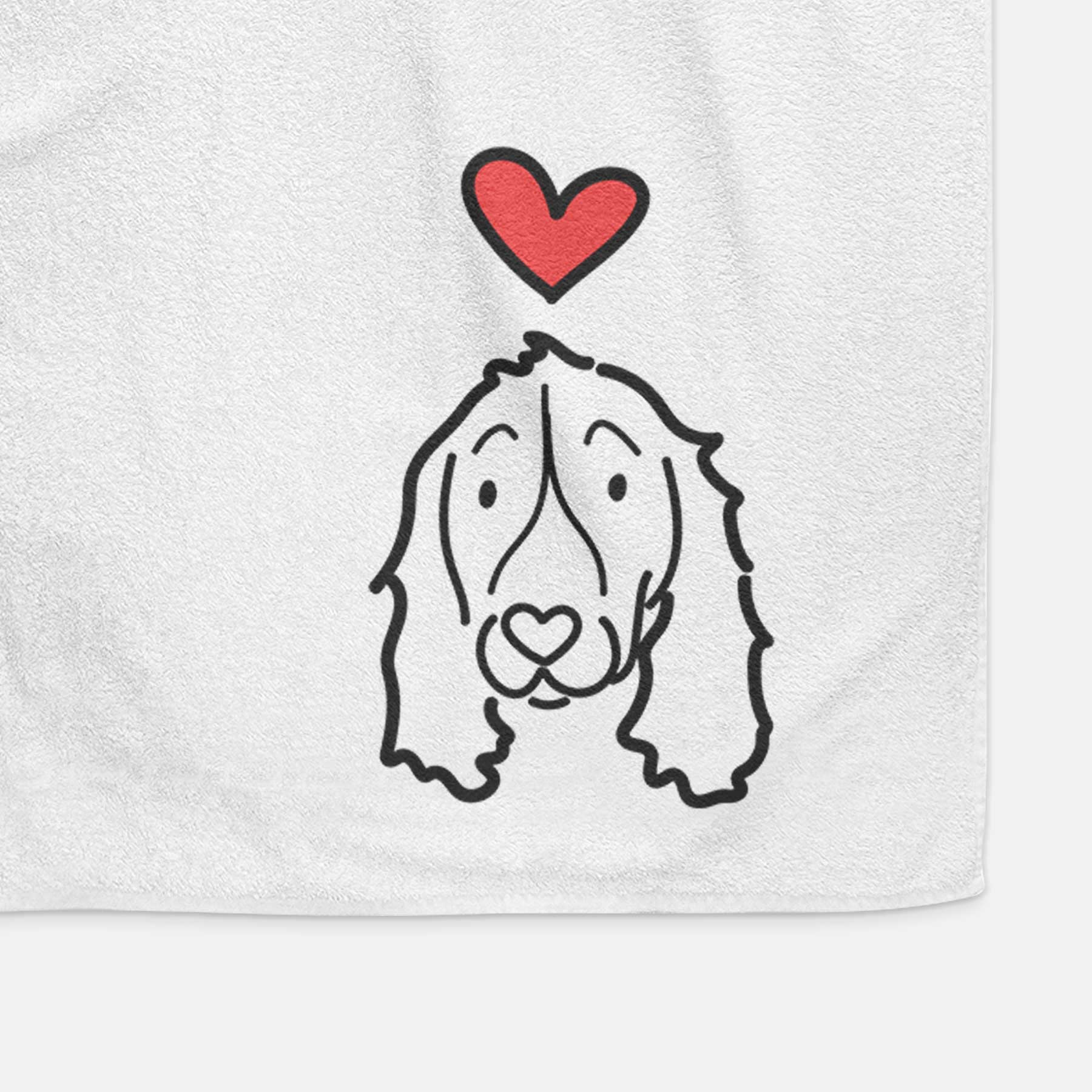 Love Always English Springer Spaniel - Decorative Hand Towel