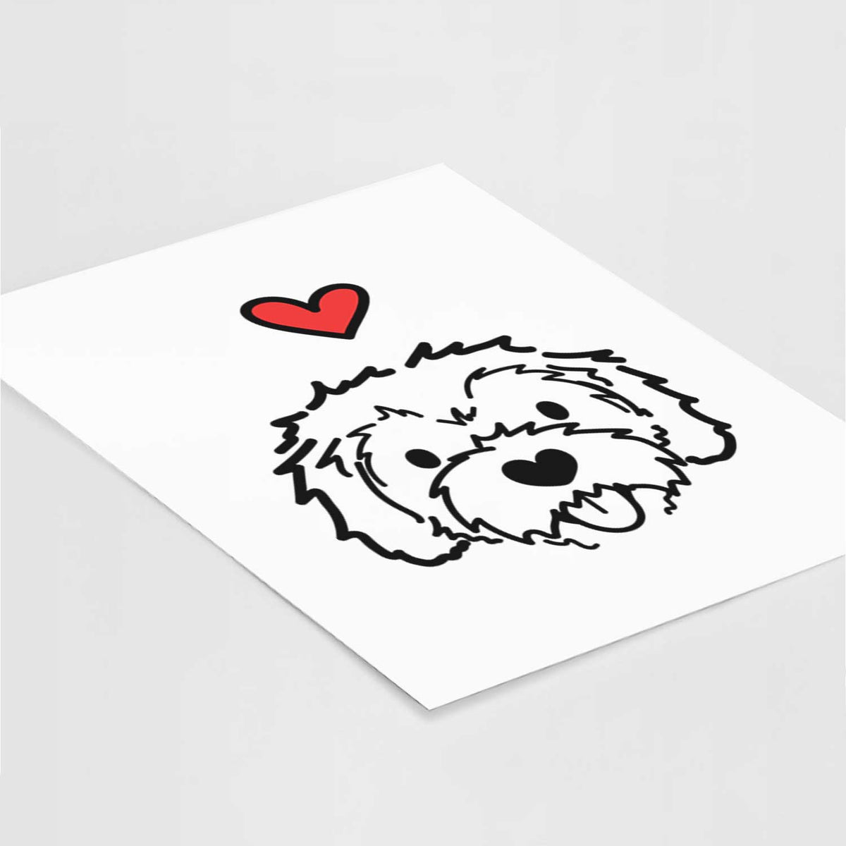 Love Always Cockapoo - Sprinkles Art Print