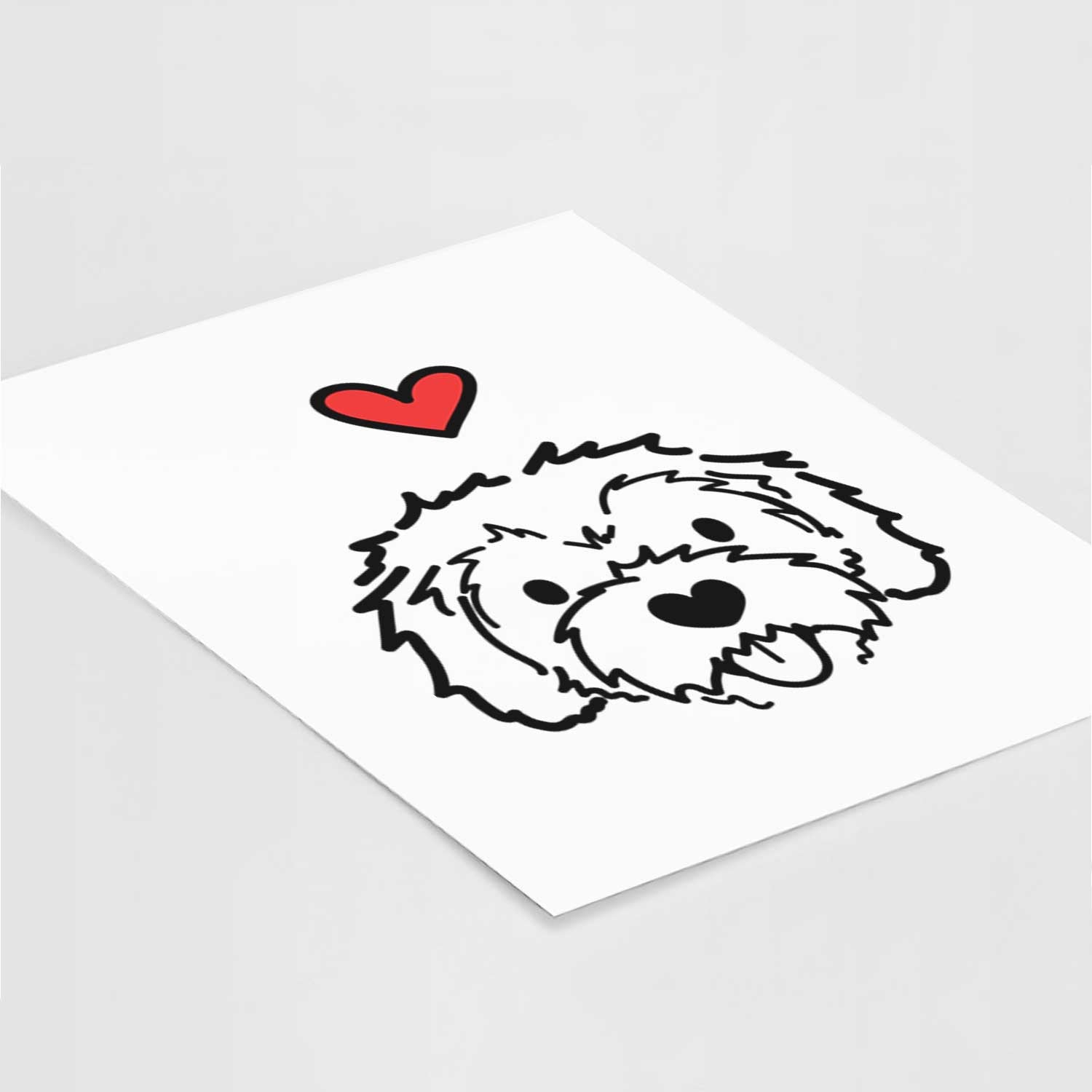 Love Always Cockapoo - Sprinkles Art Print