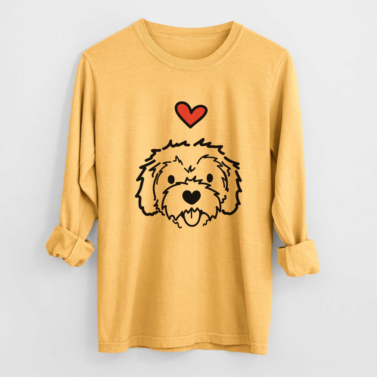 Love Always Cockapoo - Sprinkles - Heavyweight 100% Cotton Long Sleeve