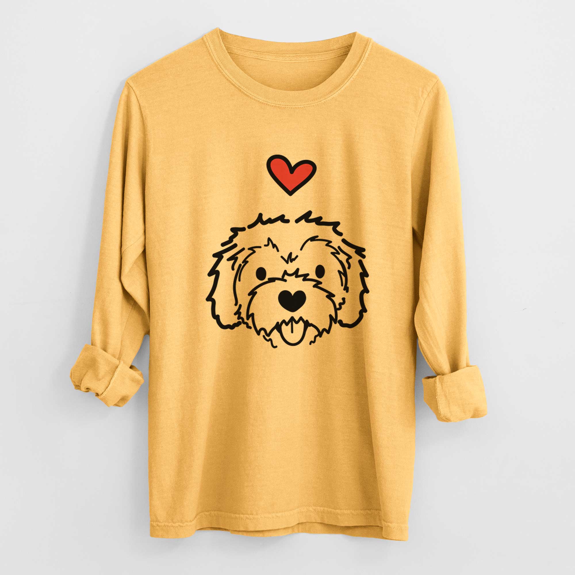 Love Always Cockapoo - Sprinkles - Heavyweight 100% Cotton Long Sleeve