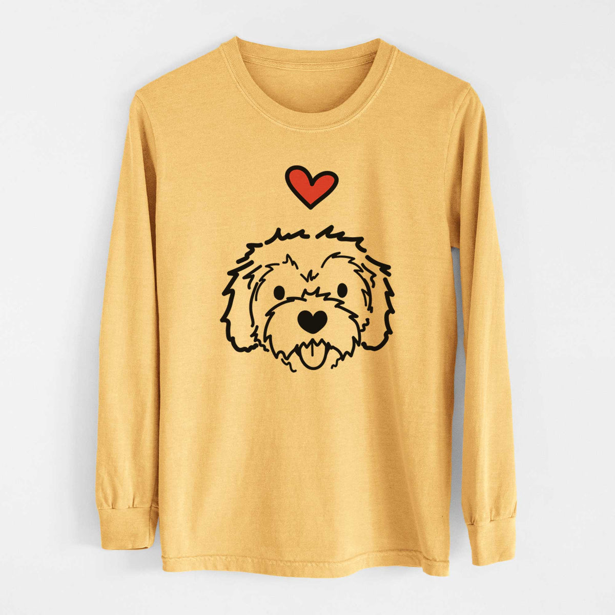 Love Always Cockapoo - Sprinkles - Heavyweight 100% Cotton Long Sleeve