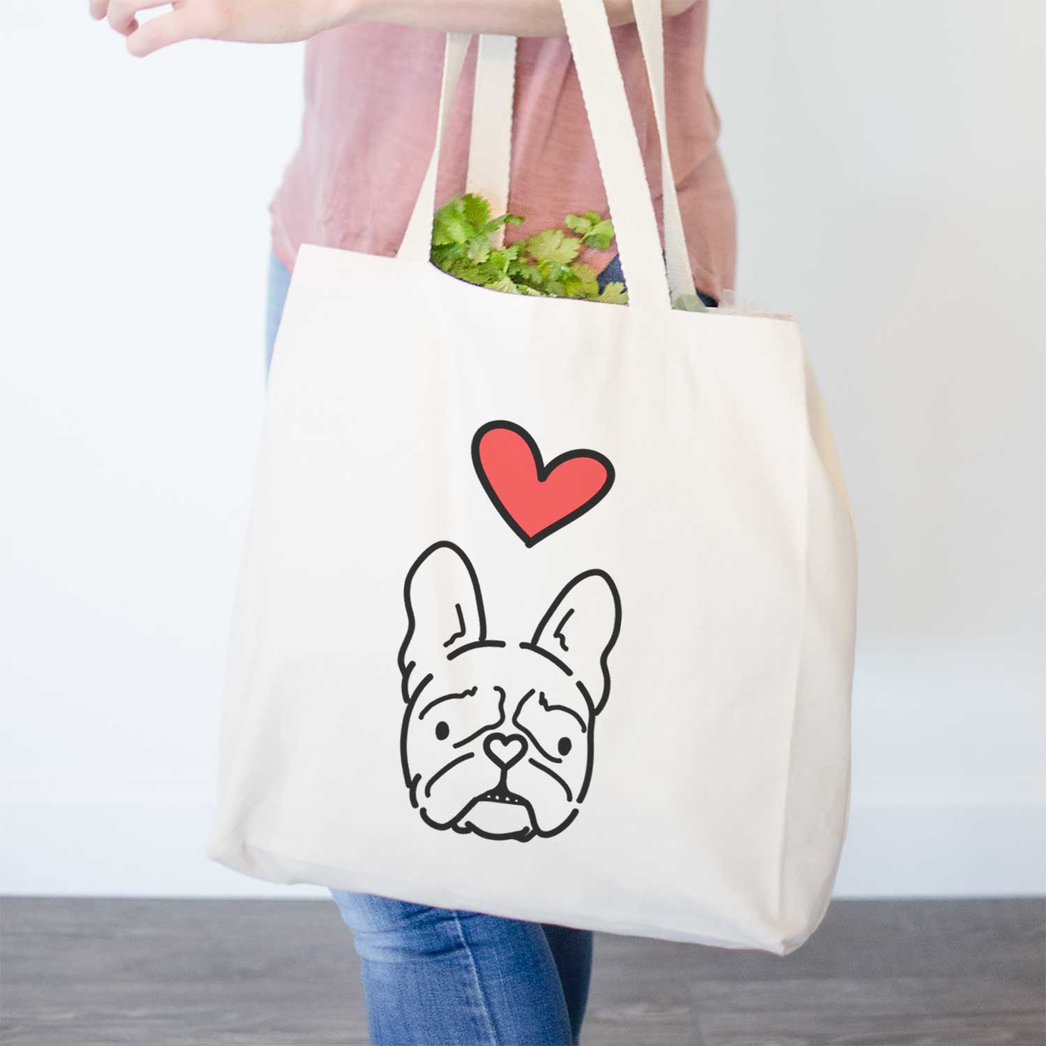 Love Always French Bulldog - Squishy - Tote Bag