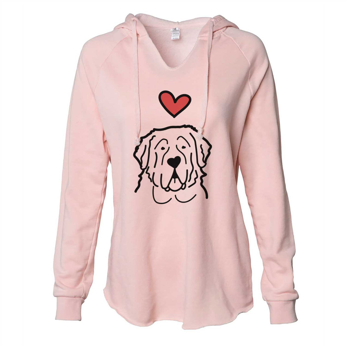 Love Always Saint Bernard - Cali Wave Hooded Sweatshirt