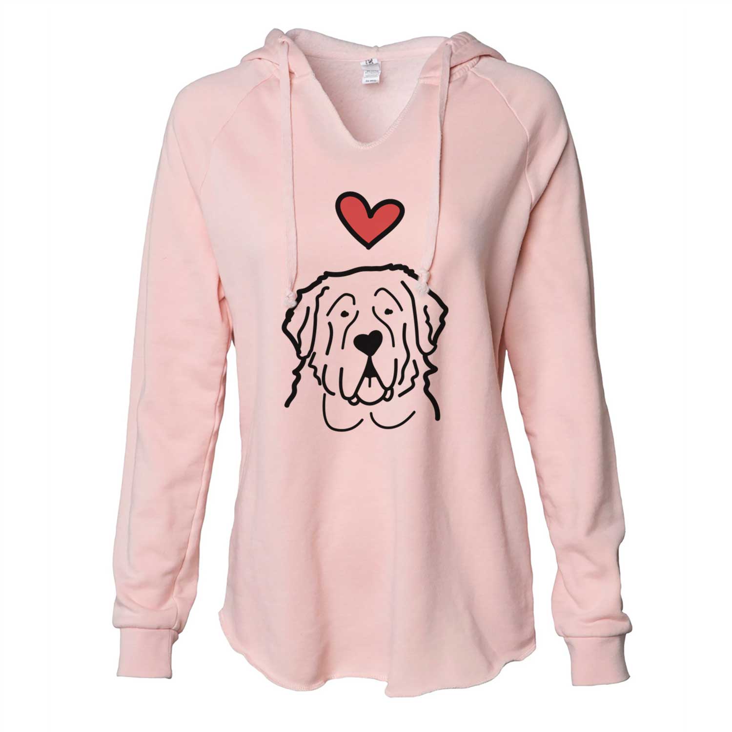 Love Always Saint Bernard - Cali Wave Hooded Sweatshirt