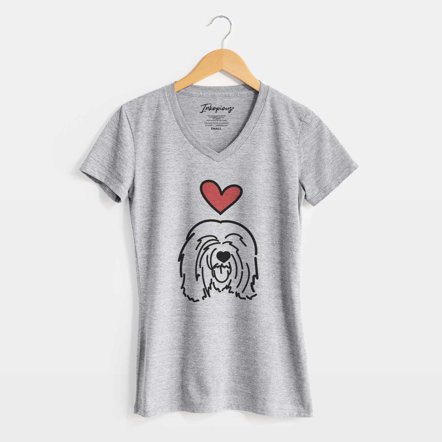 Love Always Tibetan Mastiff - Stan - Women's V-neck Shirt