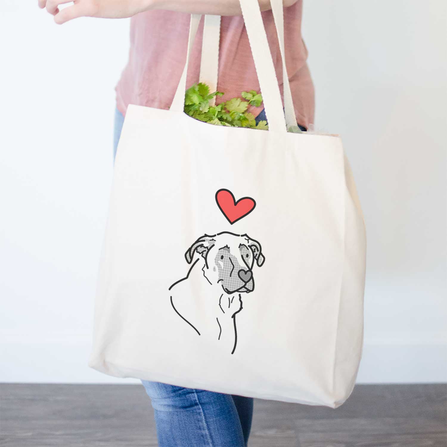 Love Always Mastiff German Shepherd Mix - Tank - Tote Bag