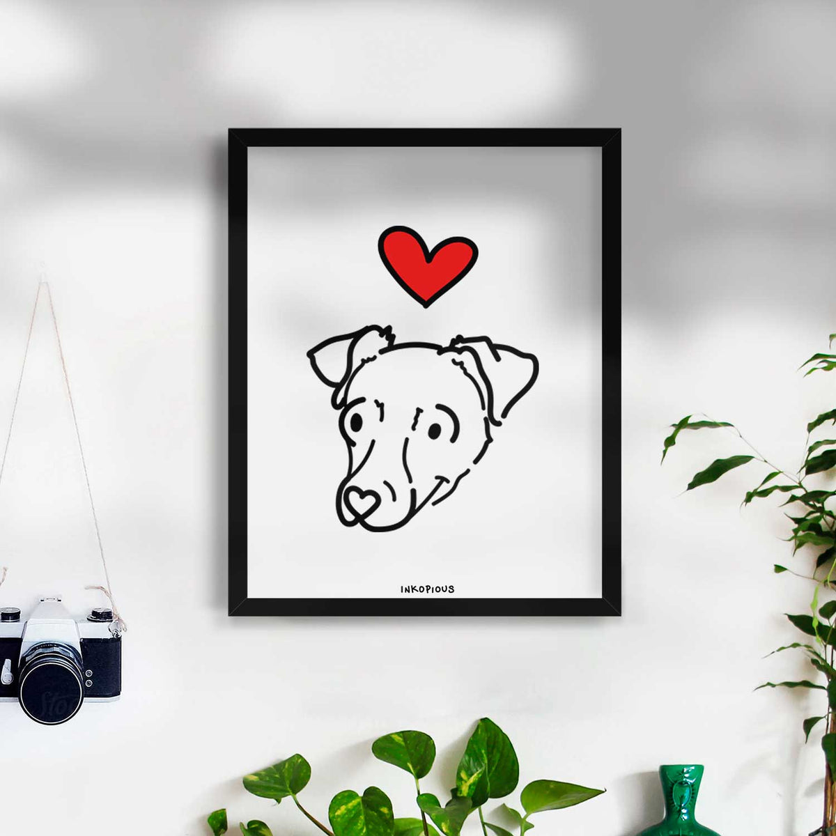 Love Always Chiweenie - Tater Tot Art Print