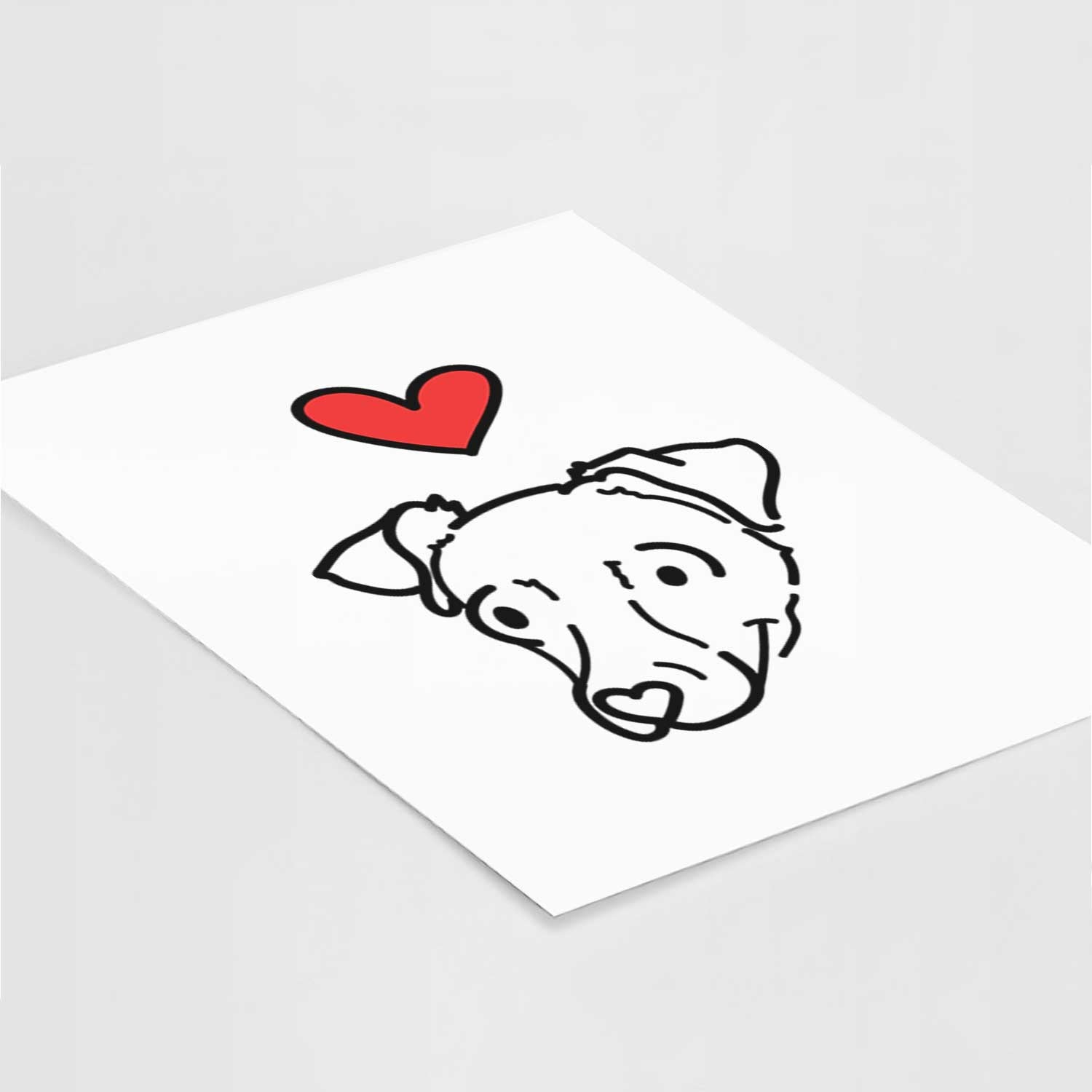 Love Always Chiweenie - Tater Tot Art Print