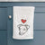 Love Always Chiweenie - Tater Tot - Decorative Hand Towel