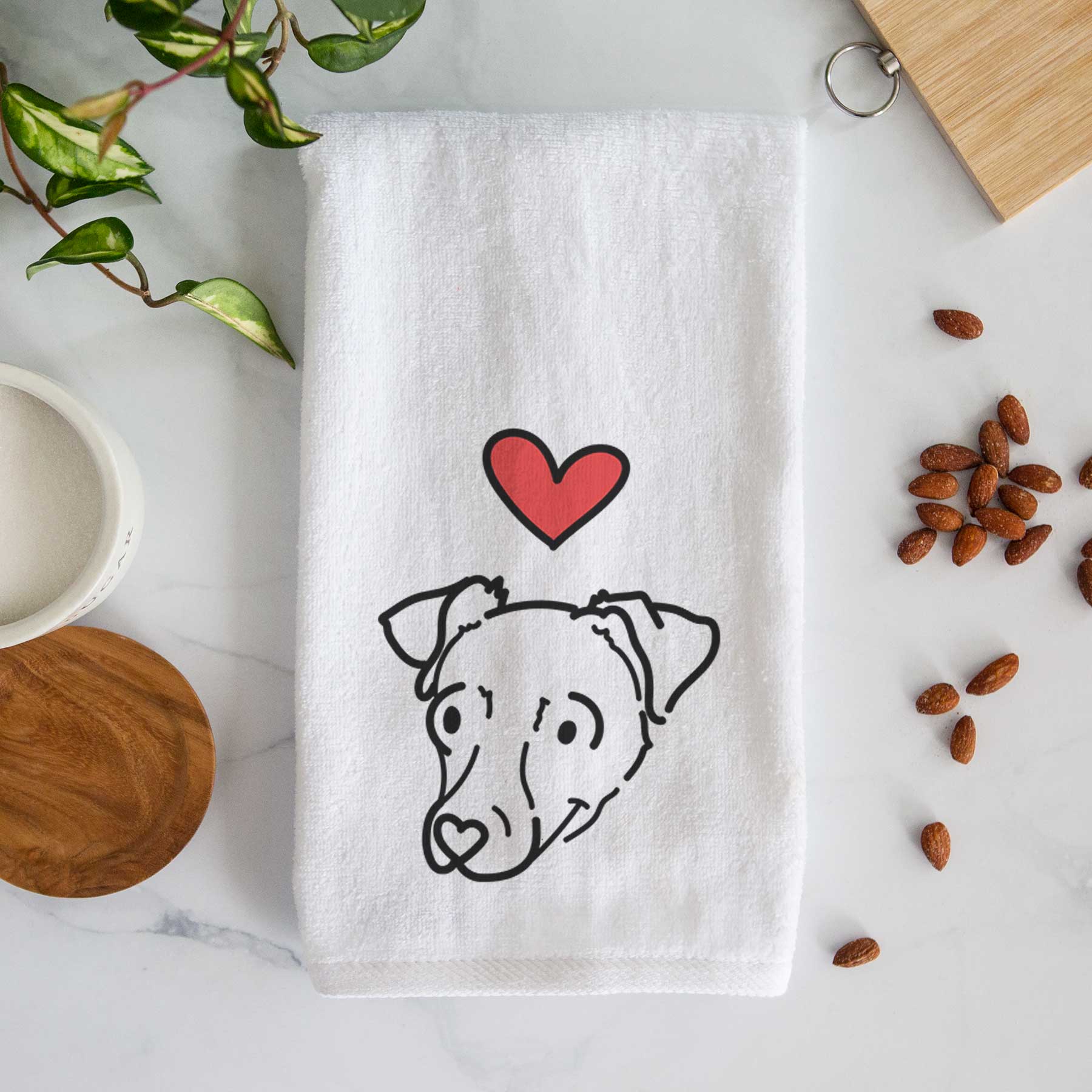 Love Always Chiweenie - Tater Tot - Decorative Hand Towel