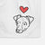 Love Always Chiweenie - Tater Tot - Decorative Hand Towel