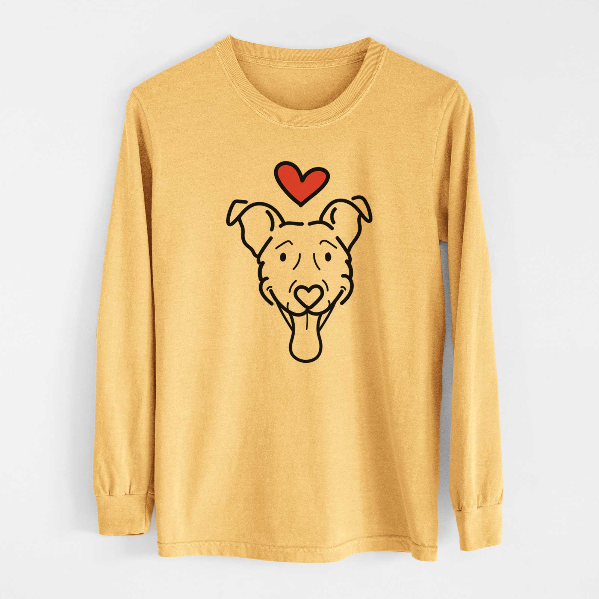 Love Always Vizsla Mix - Tegan - Heavyweight 100% Cotton Long Sleeve