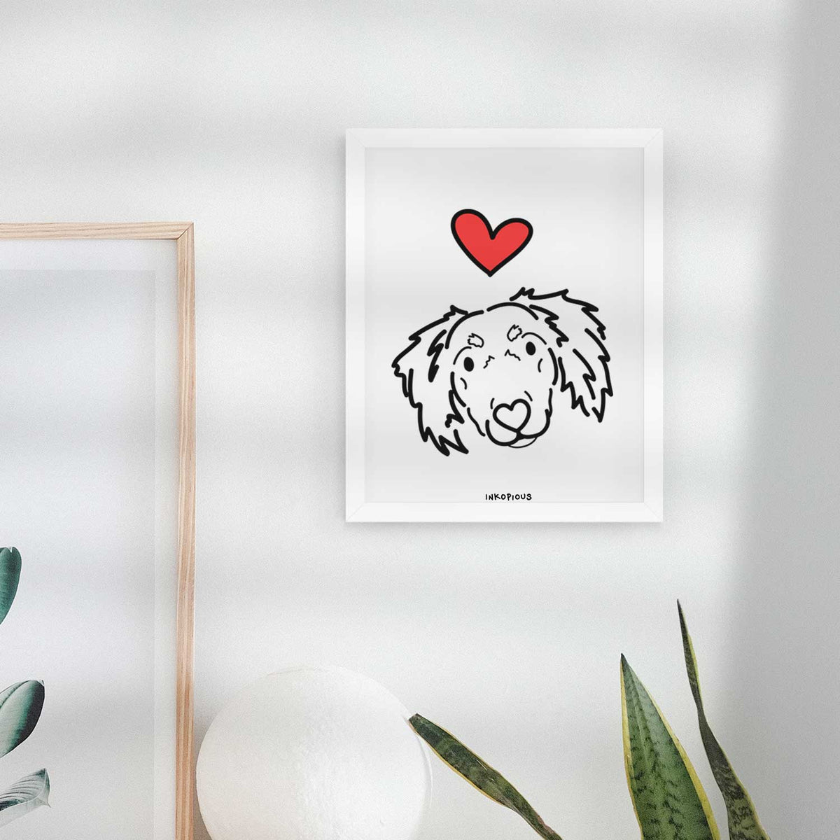 Love Always Dachshund Mix - Tilly Art Print