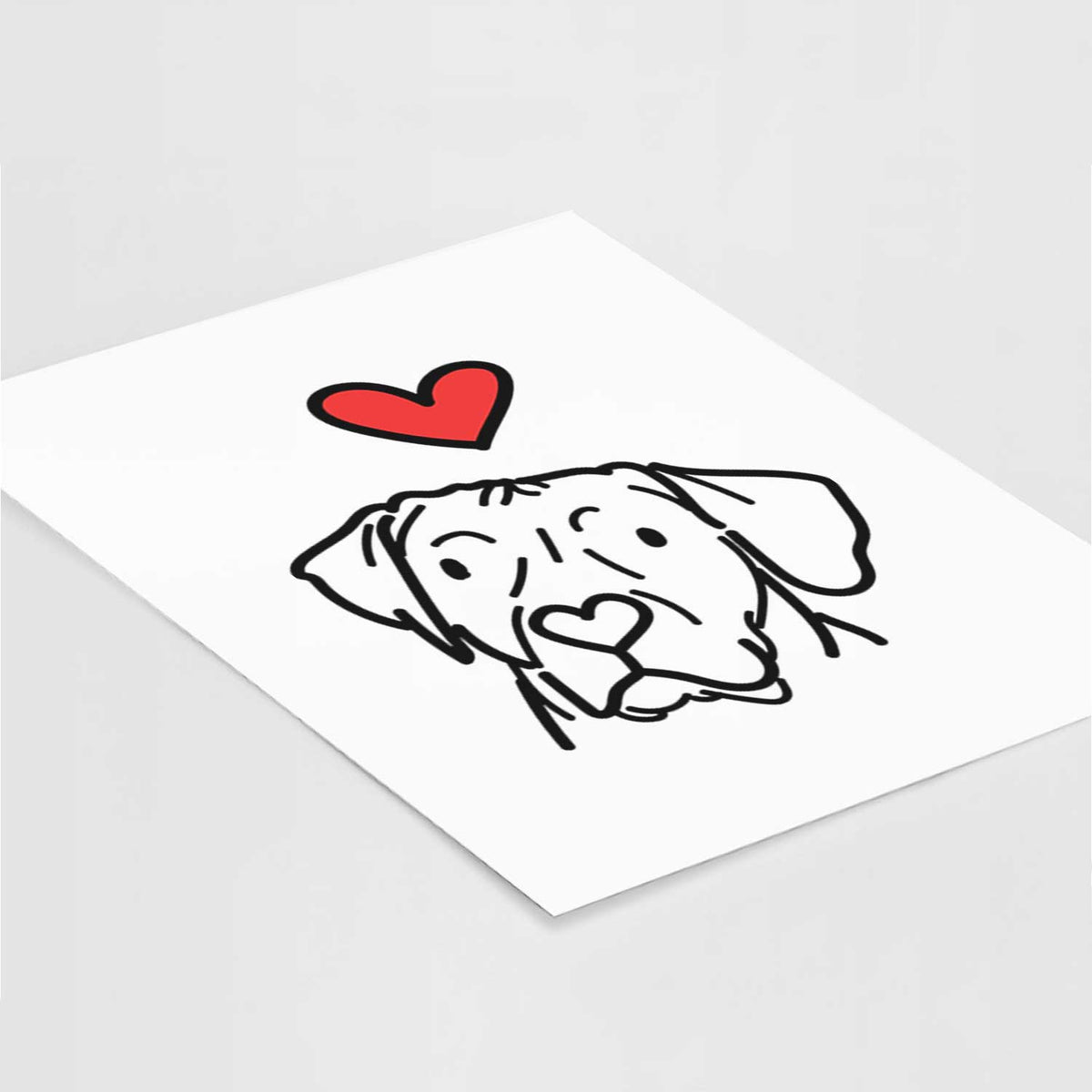 Love Always Rhodesian Ridgeback - Tito Art Print