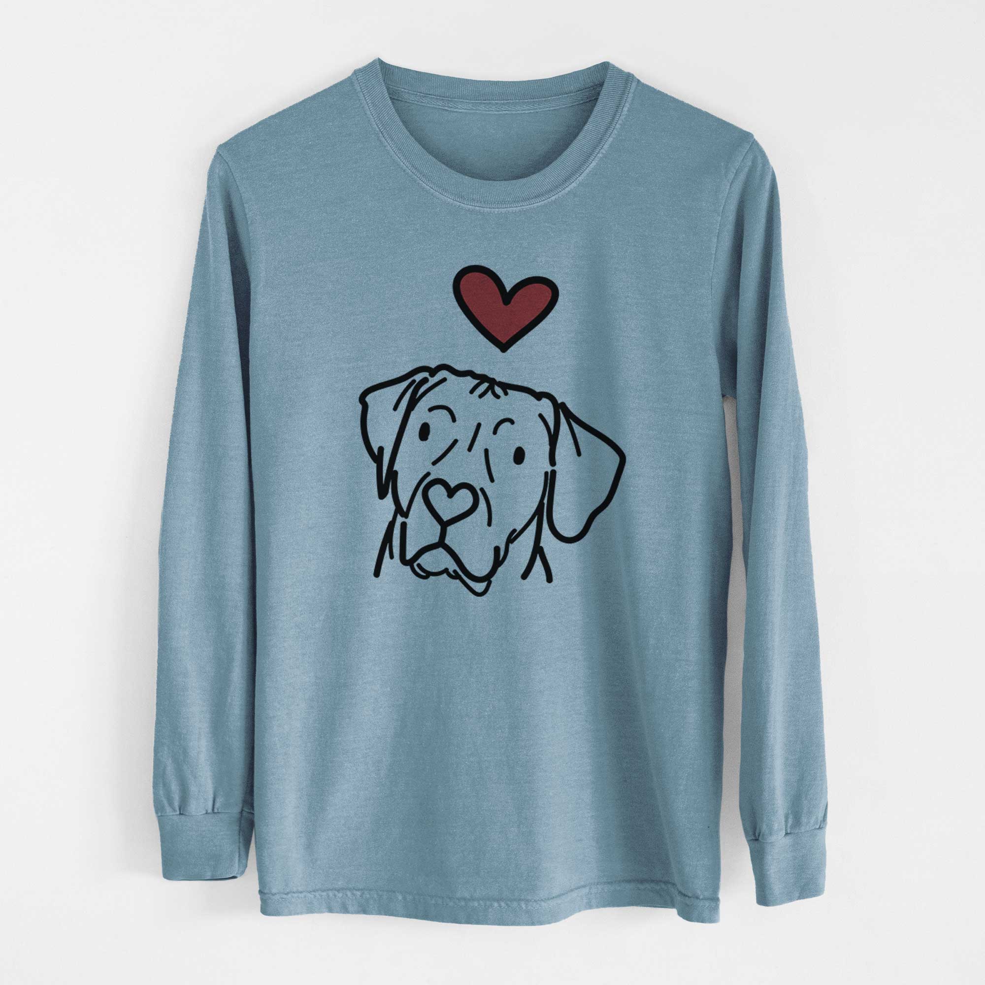 Love Always Rhodesian Ridgeback - Tito - Heavyweight 100% Cotton Long Sleeve