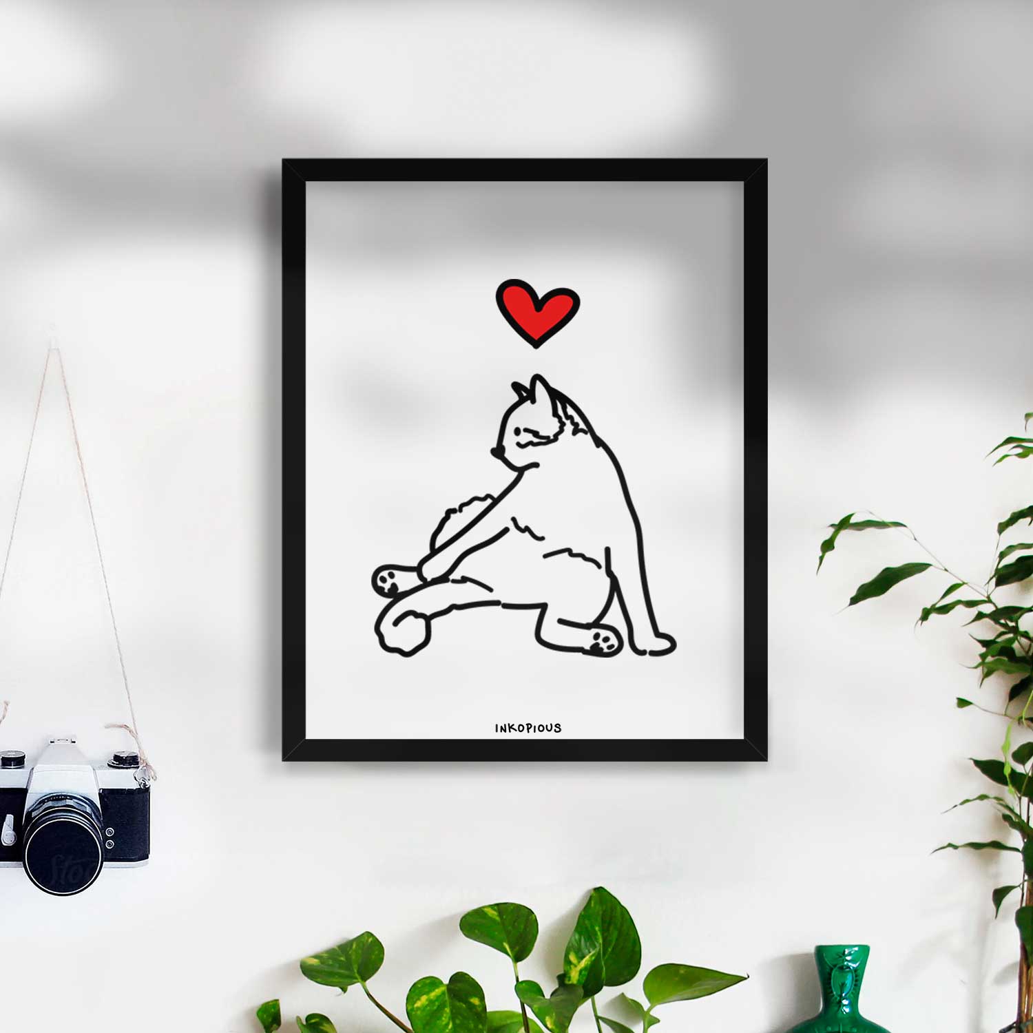 Love Always Cat - Tom Art Print