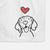 Love Always Vizsla - Decorative Hand Towel