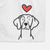 Love Always Weimaraner - Decorative Hand Towel