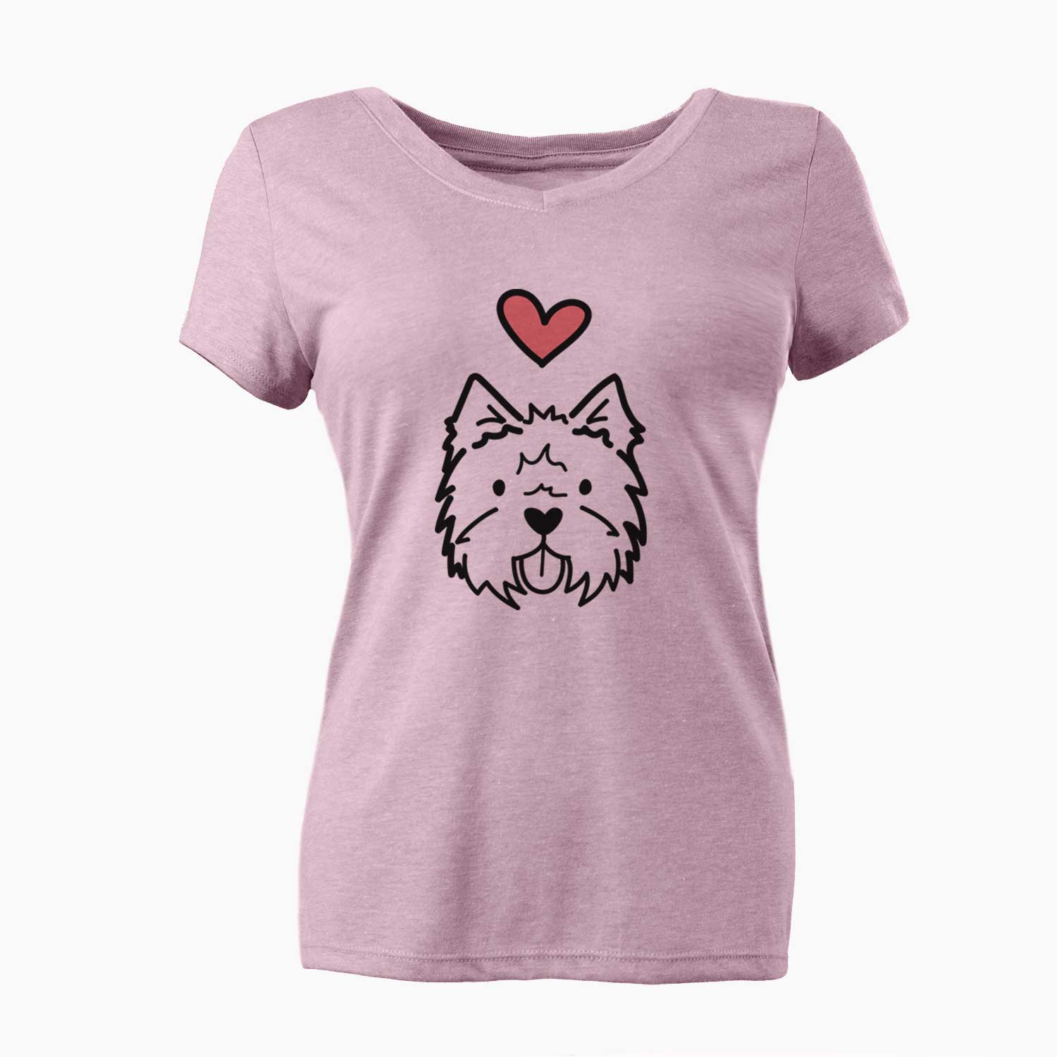 Love Always West Highland Terrier - Women's V-neck Shirt