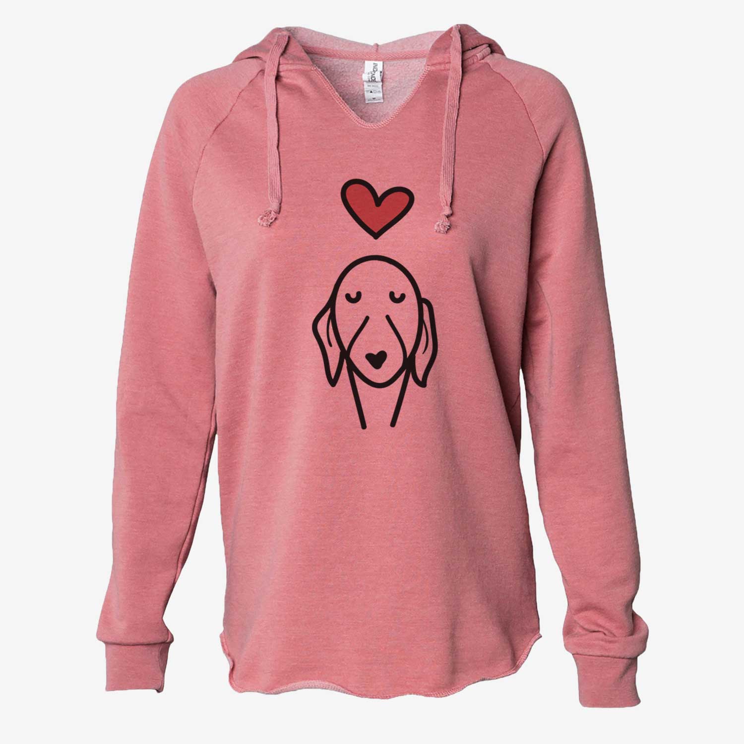 Love Always Whippet - Cali Wave Hooded Sweatshirt