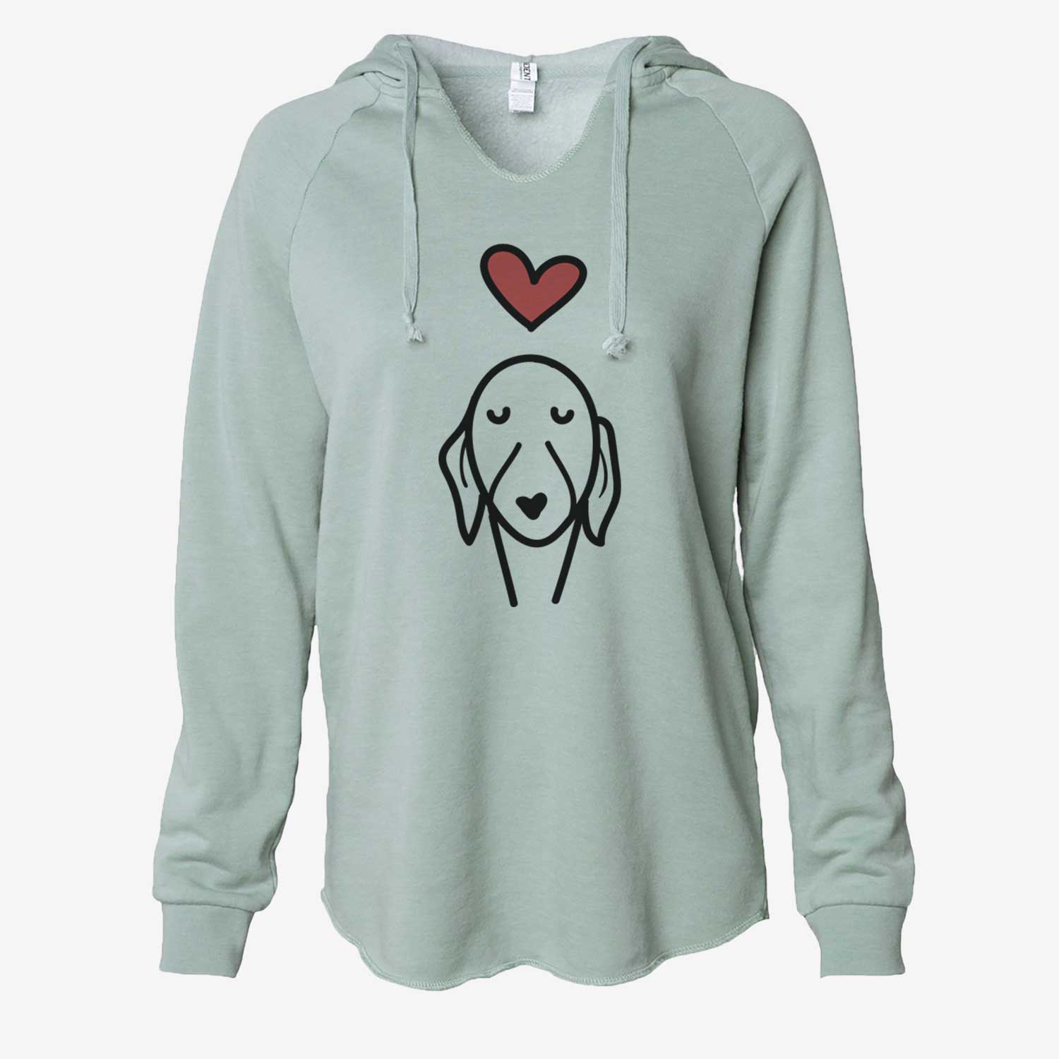 Love Always Whippet - Cali Wave Hooded Sweatshirt