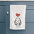 Love Always Whippet - Decorative Hand Towel