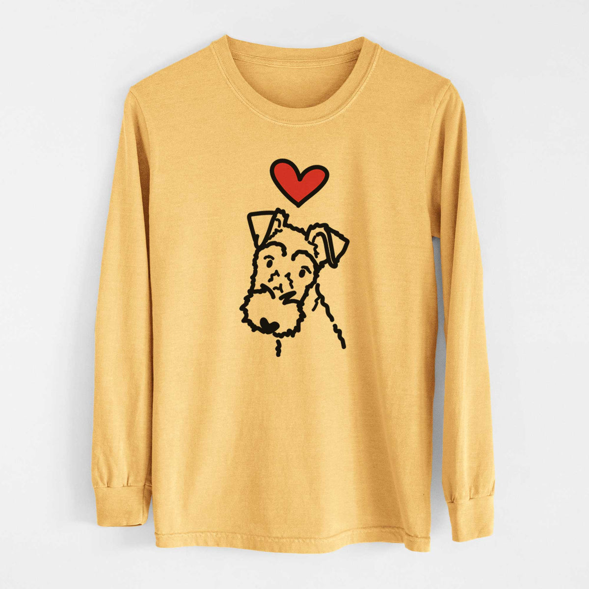 Love Always Wire Fox Terrier - Heavyweight 100% Cotton Long Sleeve