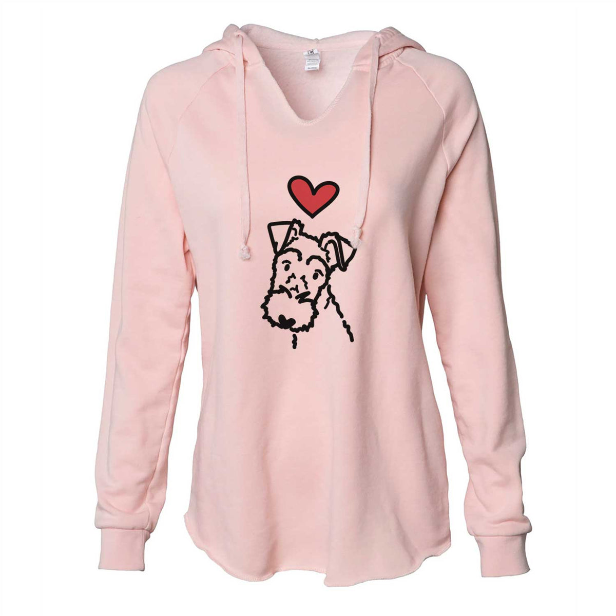 Love Always Wire Fox Terrier - Cali Wave Hooded Sweatshirt