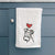 Love Always Wire Fox Terrier - Decorative Hand Towel