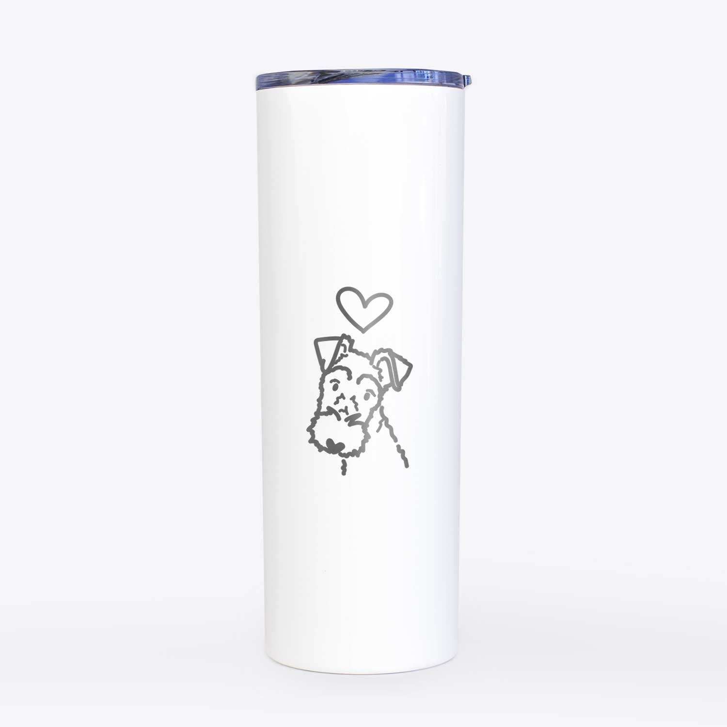 Love Always Wire Fox Terrier - 20oz Skinny Tumbler