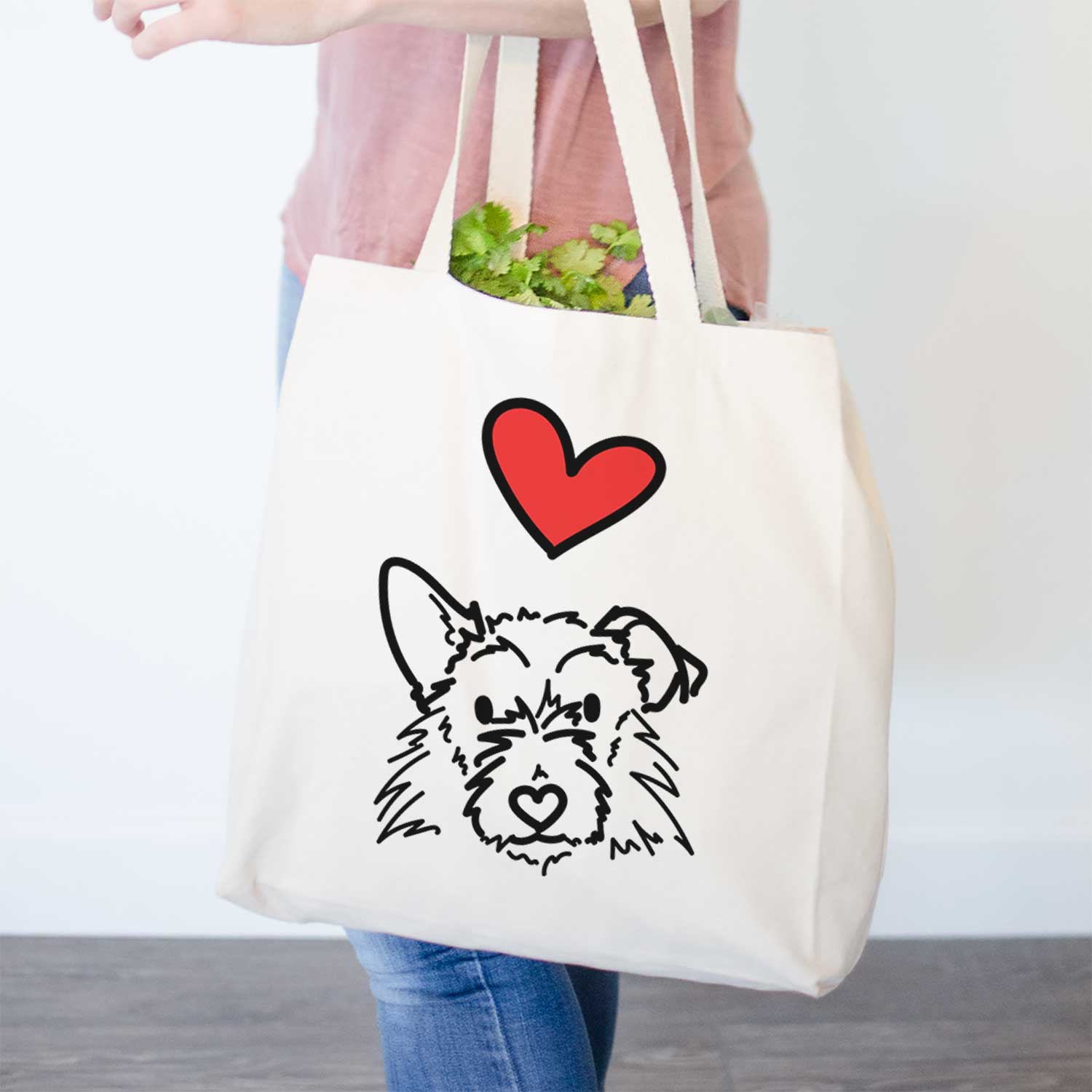 Love Always Terrier Mix - Ziggy - Tote Bag