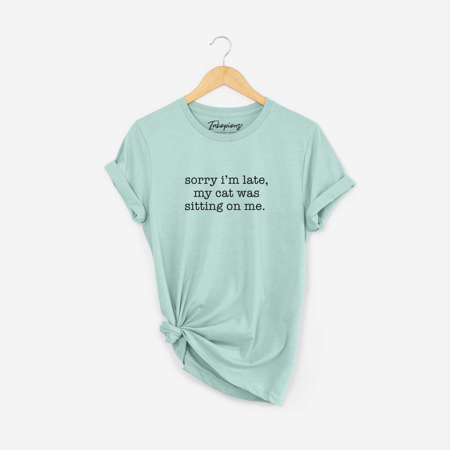 Sorry I'm Late, My Cat Was Sitting On Me. - Unisex Crewneck