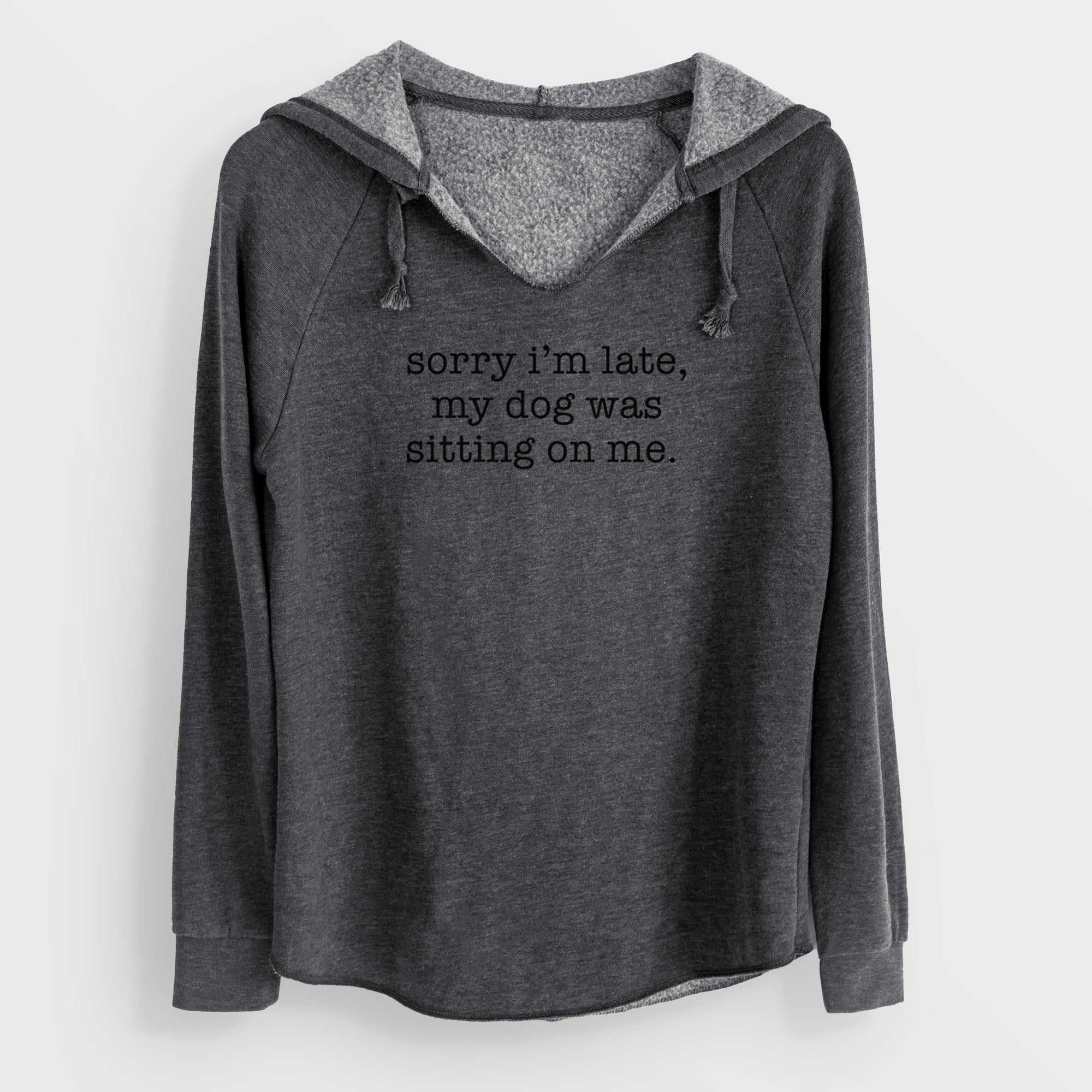 Sorry I'm Late, My Dog Was Sitting On Me. - Cali Wave Hooded Sweatshirt