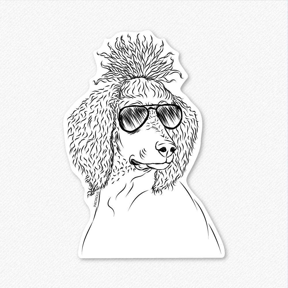 Leo the Poodle - Decal Sticker