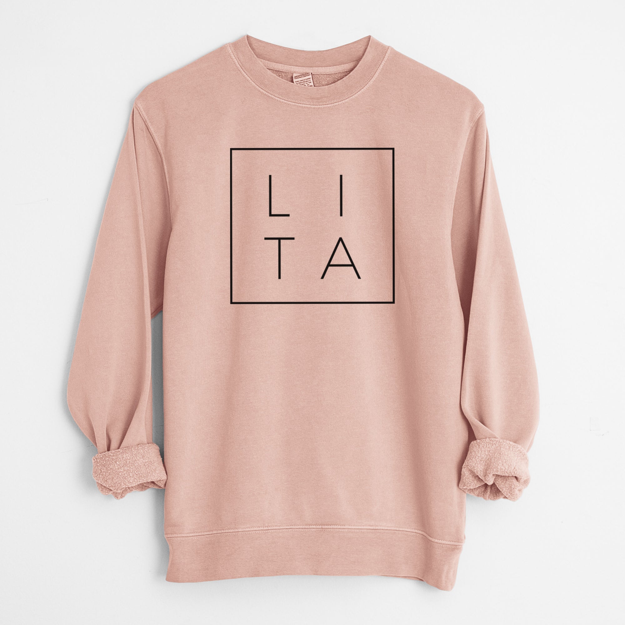 Lita Boxed - Unisex Pigment Dyed Crew Sweatshirt