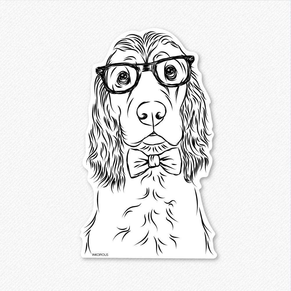 Logan the English Cocker Spaniel - Decal Sticker