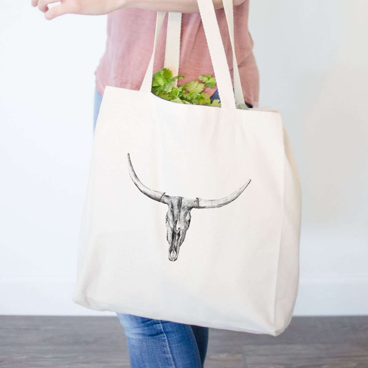 Longhorn Skull - Tote