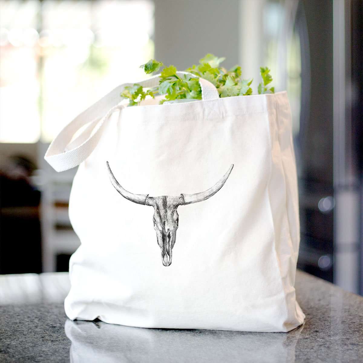 Longhorn Skull - Tote