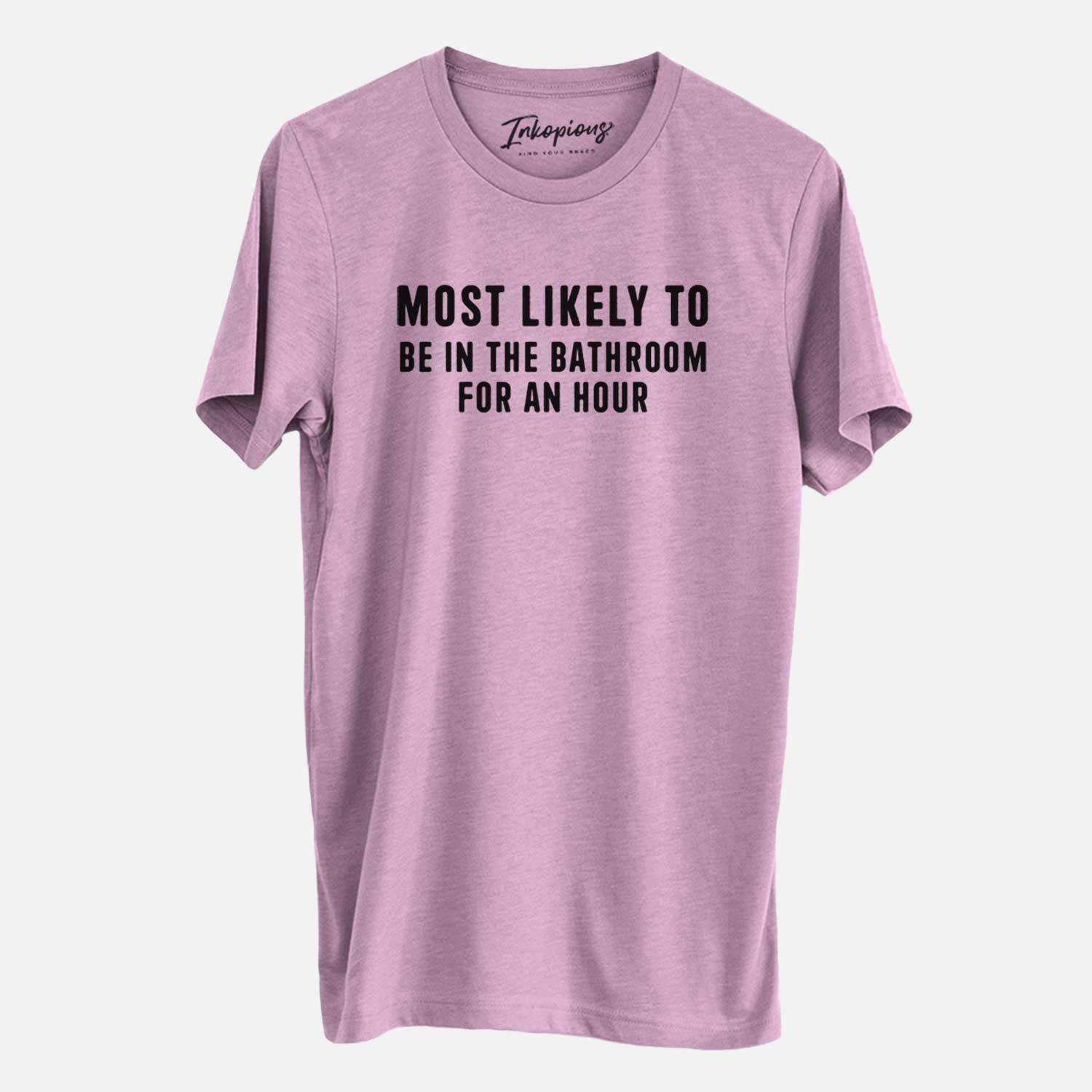 Most Likely To Be in the Bathroom for an Hour Text Only - Unisex Crewneck