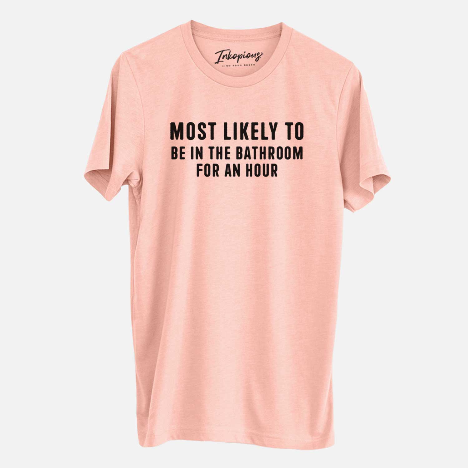 Most Likely To Be in the Bathroom for an Hour Text Only - Unisex Crewneck