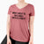 Most Likely to Talk About Cats at a Party - Women's V-neck Shirt