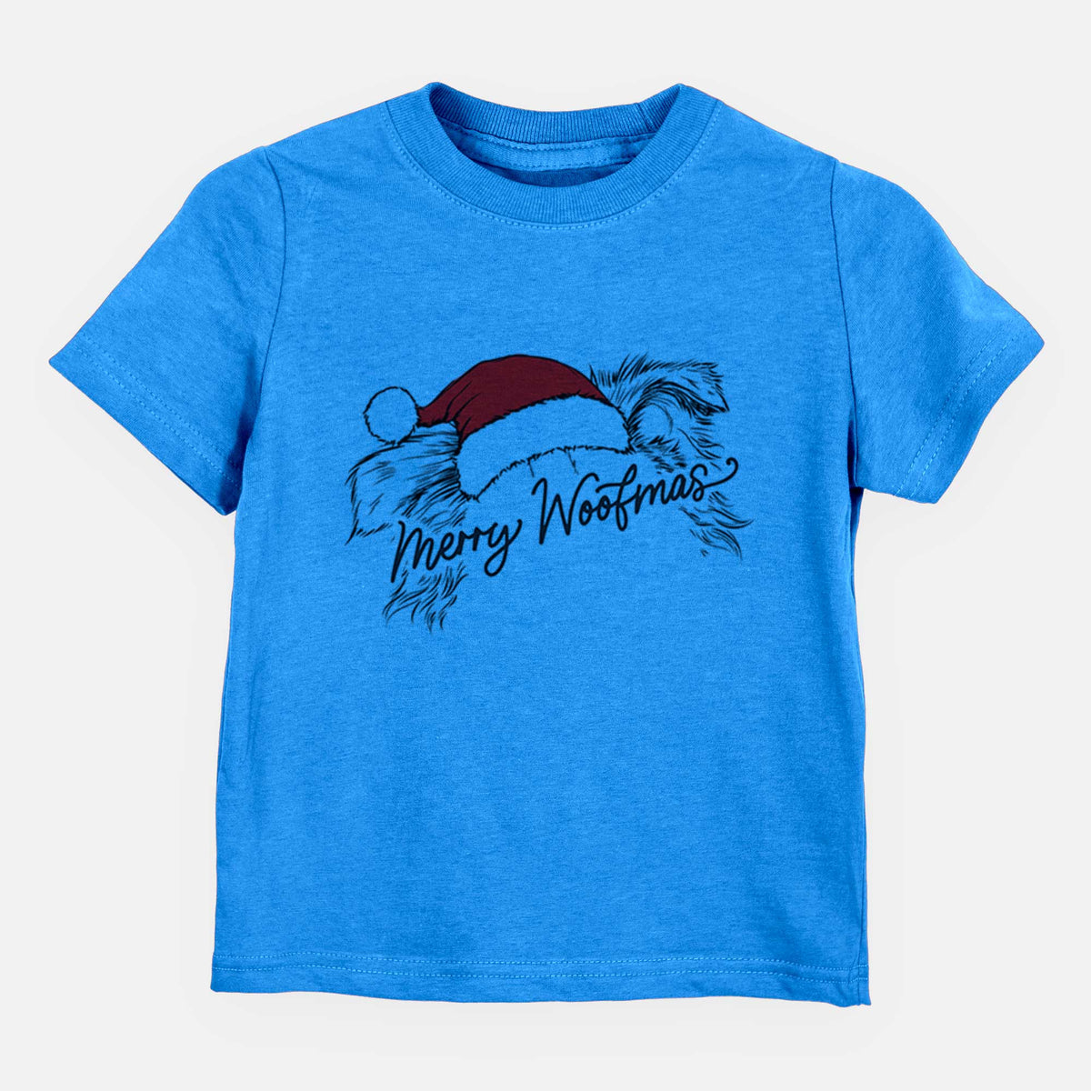 Merry Woofmas - Border Collie - Kids/Youth/Toddler Shirt
