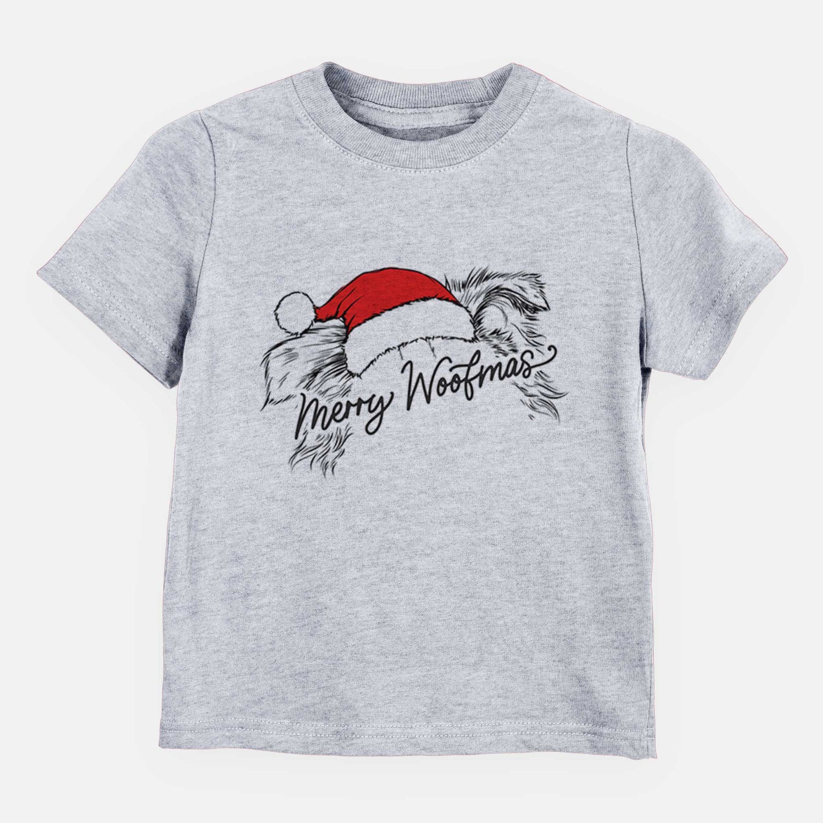 Merry Woofmas - Border Collie - Kids/Youth/Toddler Shirt