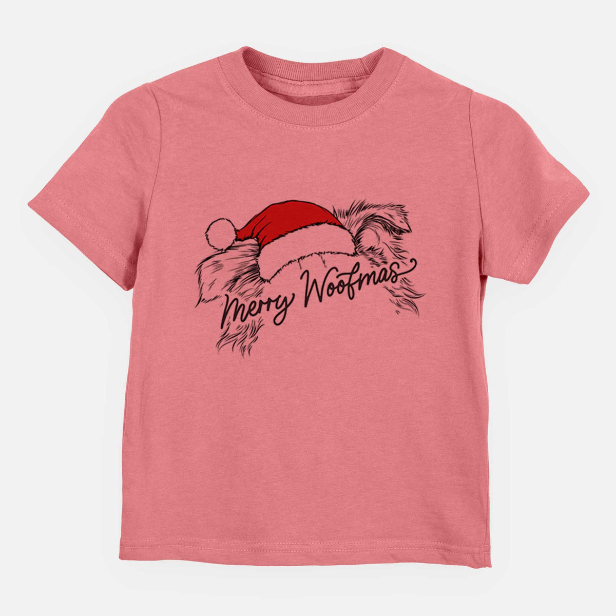 Merry Woofmas - Border Collie - Kids/Youth/Toddler Shirt