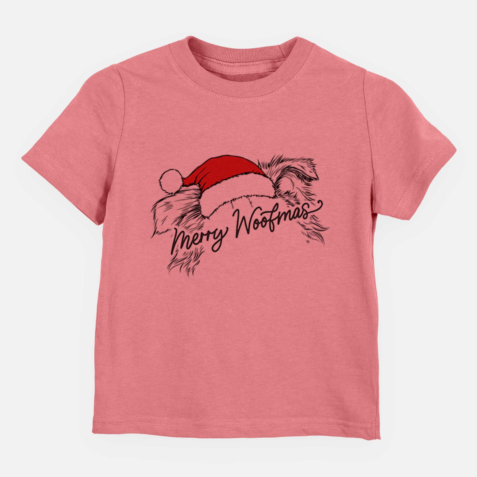 Merry Woofmas - Border Collie - Kids/Youth/Toddler Shirt
