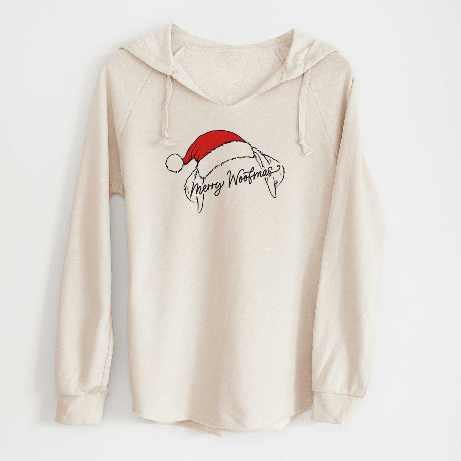 Merry Woofmas - Labrador Retriever - Cali Wave Hooded Sweatshirt