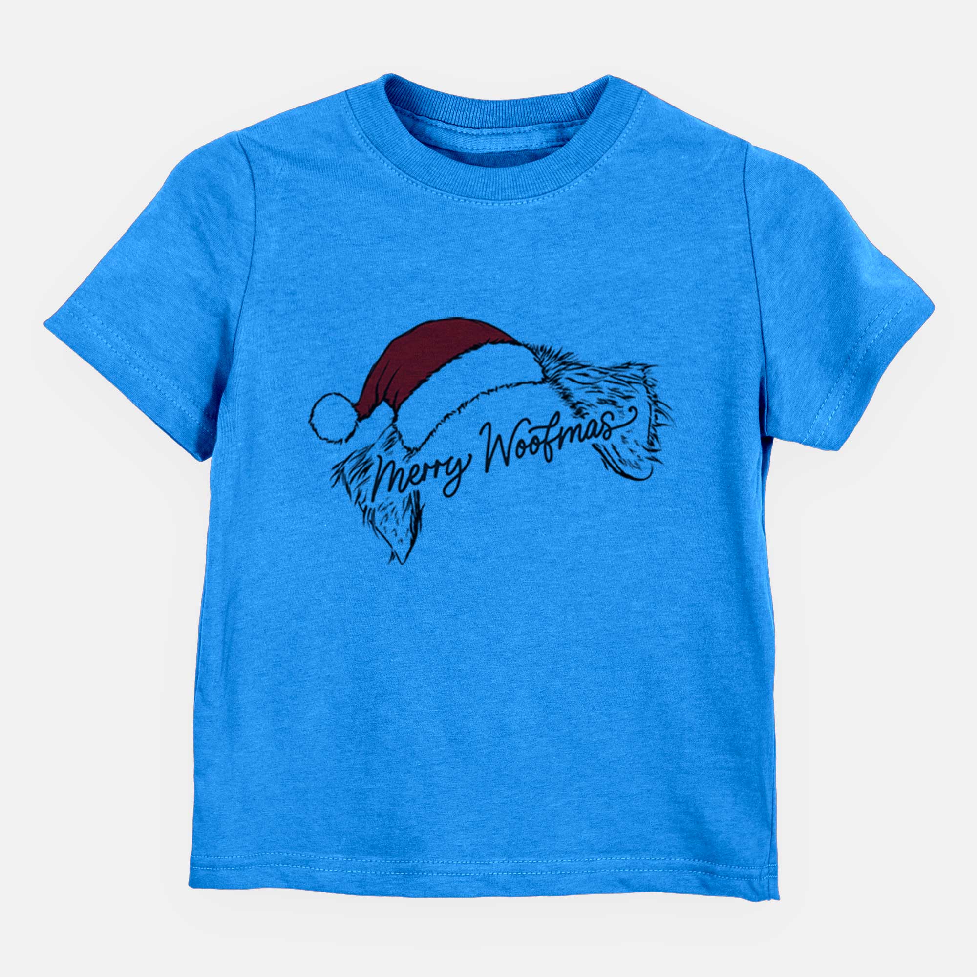 Merry Woofmas - Australian Shepherd - Kids/Youth/Toddler Shirt